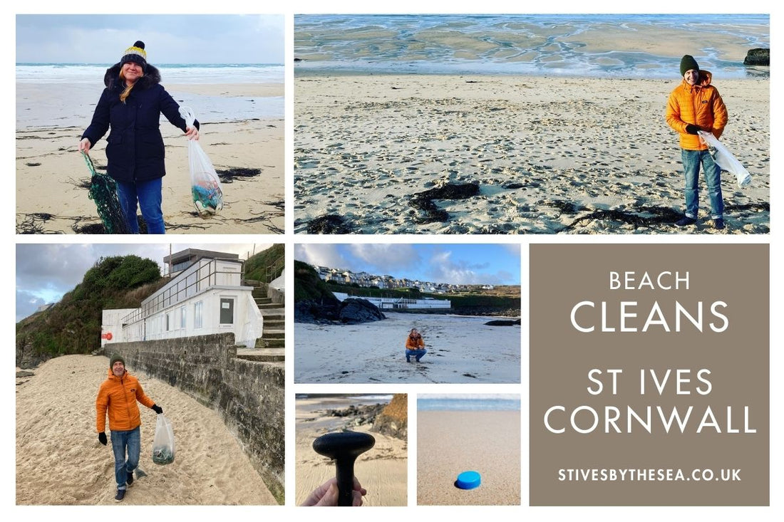 Beach Clean St Ives Cornwall