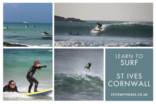 Surfing St Ives Cornwall