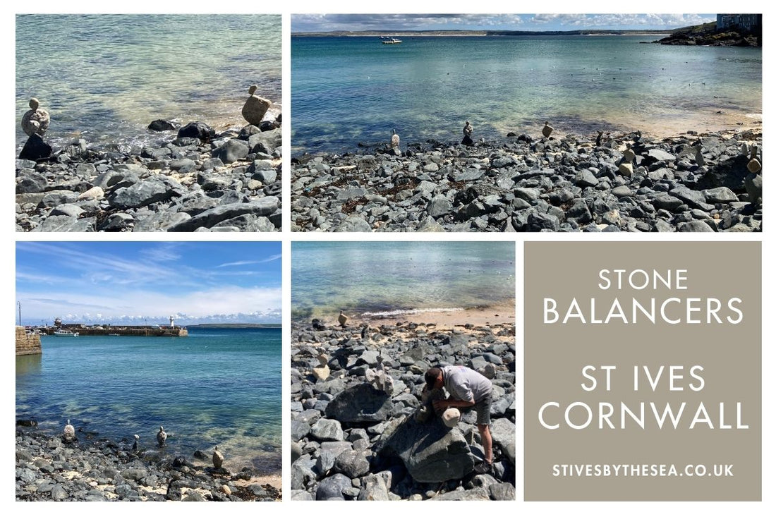 Stone Balancers Of St Ives Cornwall