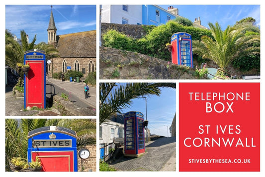 telephone box st ives cornwall