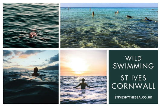 Wild Swimming In The Sea St Ives Cornwall