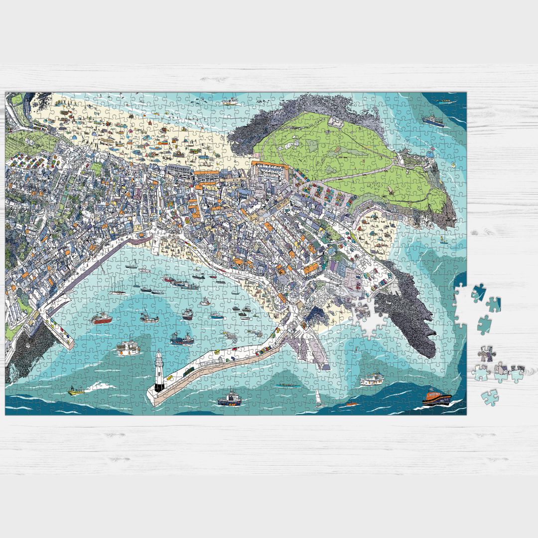 St Ives From Above - 1000 Piece Jigsaw