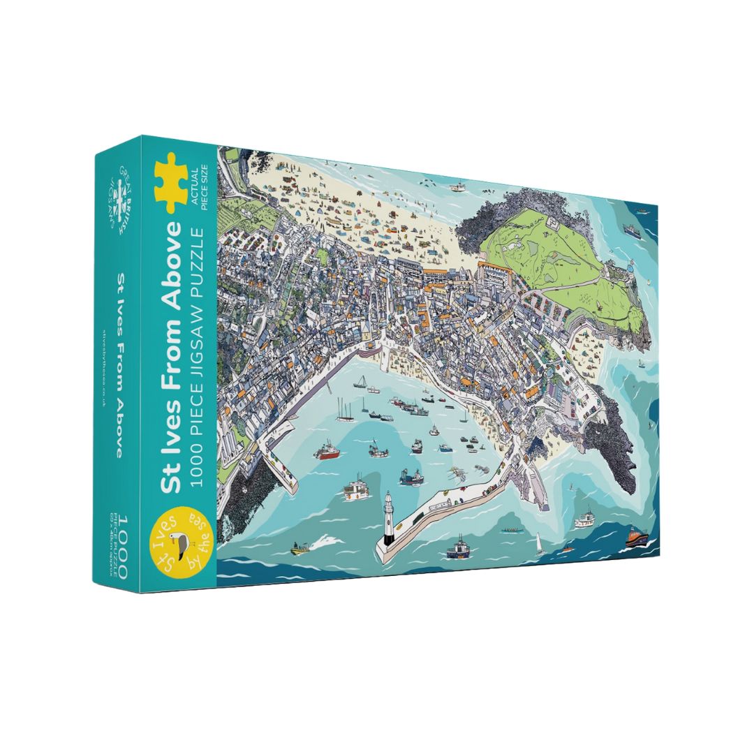 St Ives From Above Jigsaw Box